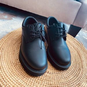 DR. MARTENS Royal Mail®️, Black leather, size US 6.5, UK 5 1/2, NEW